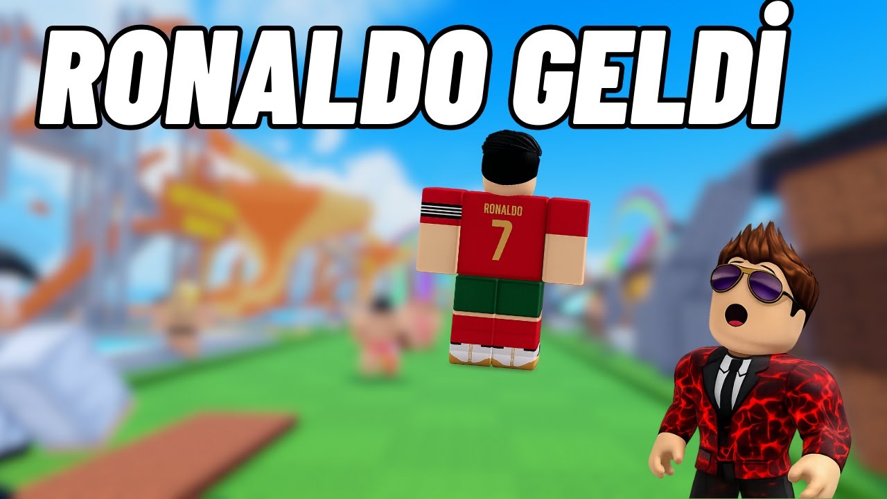 Roblox’ta Dünyanın En Büyük Su Parkını Yaparken Ronaldo Geldi 😱