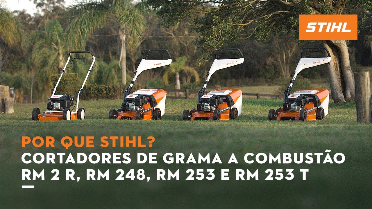 NOVOS CORTADORES DE GRAMA A COMBUST&Atilde;O | Por que escolher STIHL?
