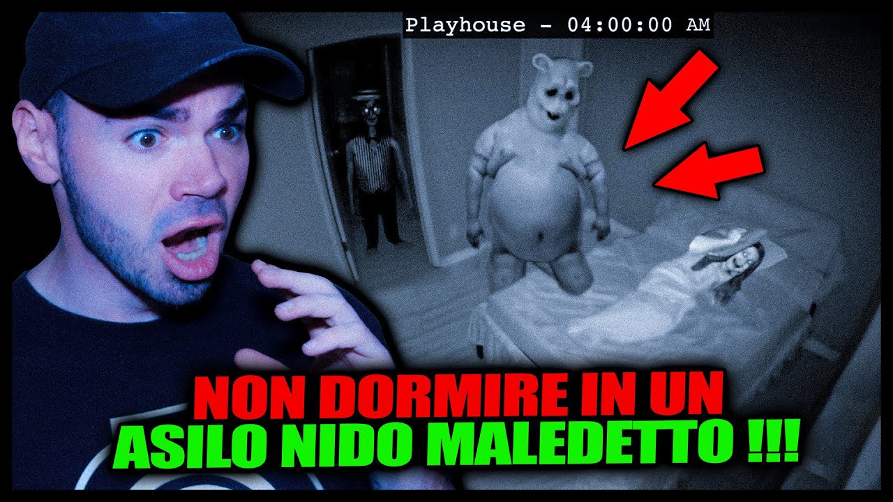 NON DORMIRE NELL' ASILO NIDO MALEDETTO 😨 REACTION PARKER E CHESTER