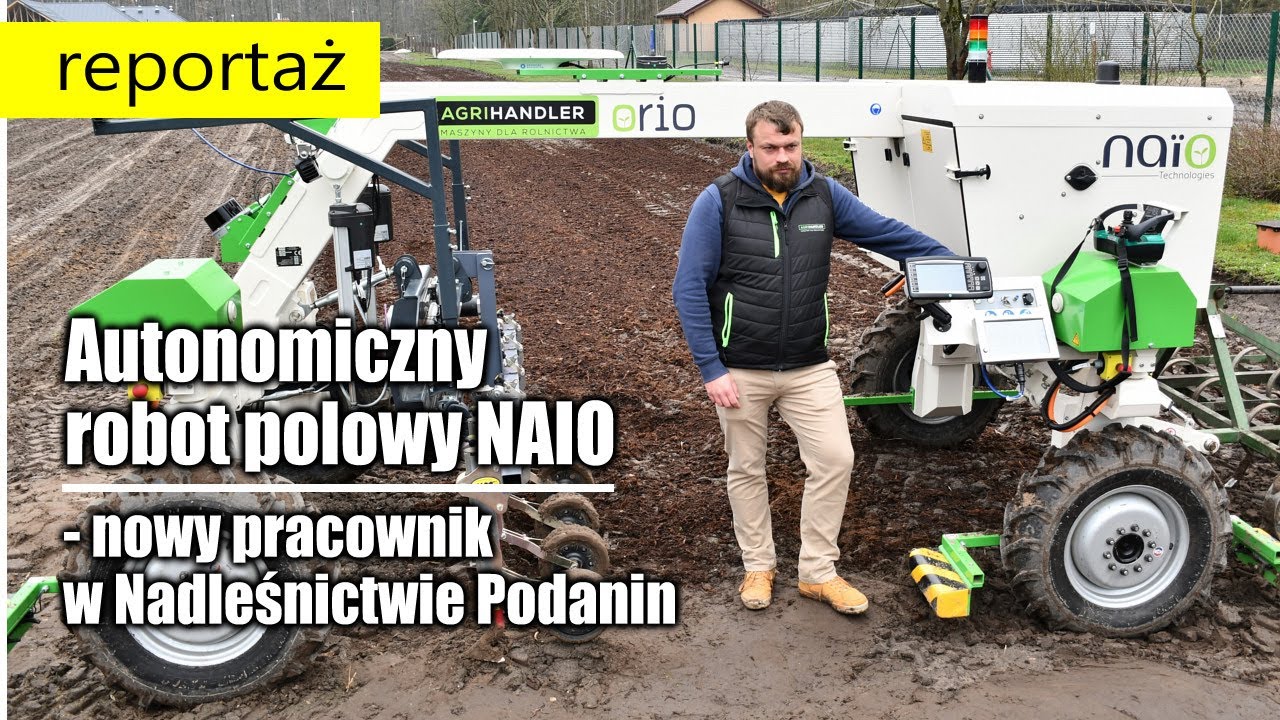 Autonomiczny robot polowy NAIO - nowy pracownik w Nadleśnictwie Podanin