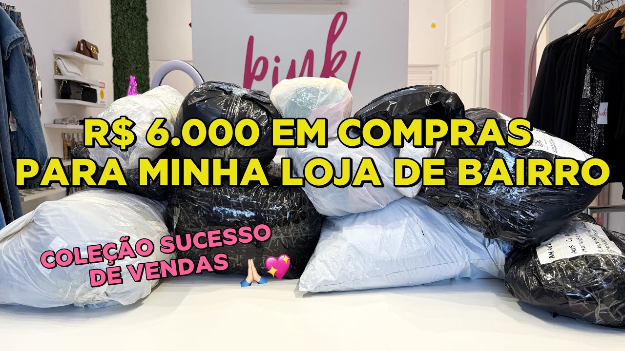 CHEGOU MERCADORIA, MOSTREI TUDO | LOJA DE ROUPA DE BAIRRO 