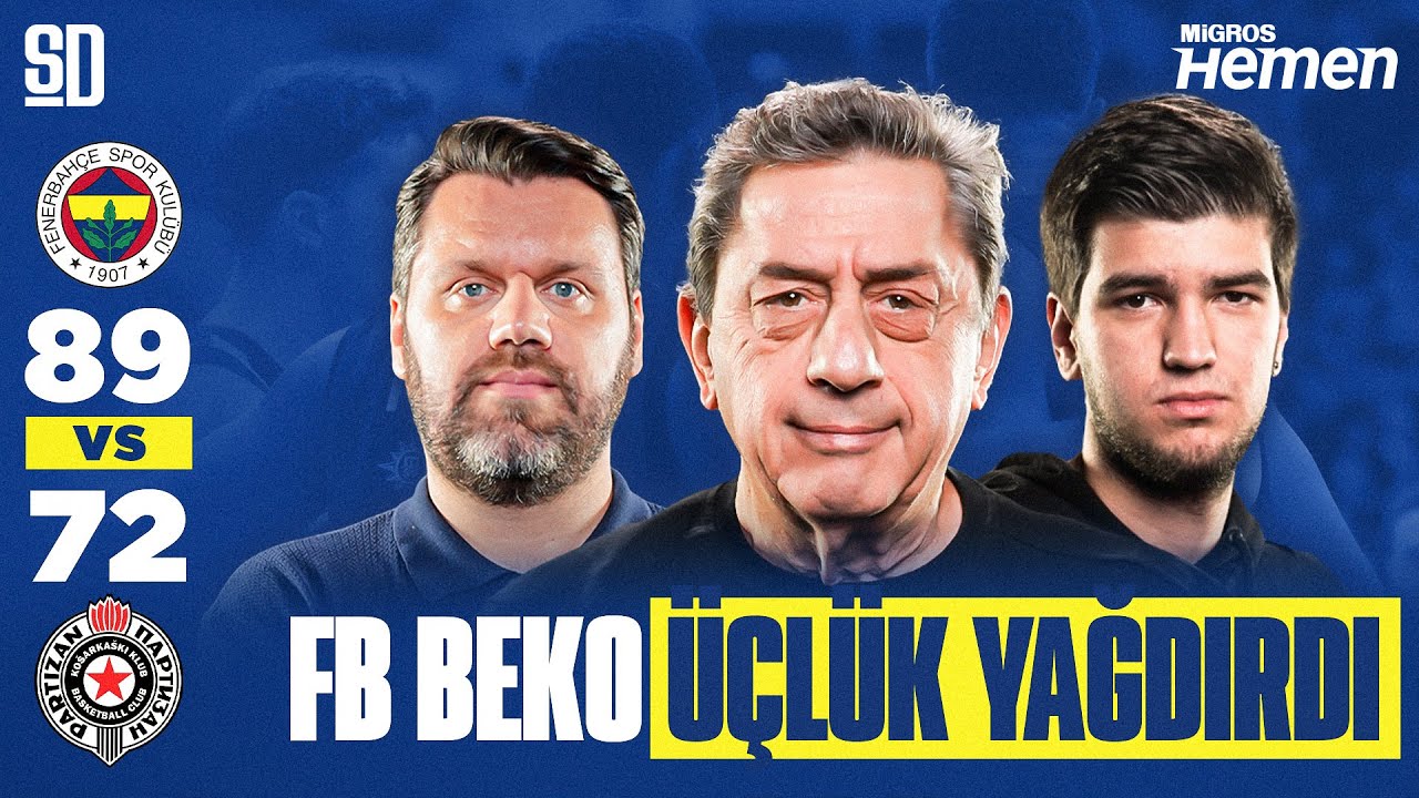 FENERBAHÇE BEKO EVİNDE ÇOK FARKLI! Fenerbahçe Beko 89-72 Partizan | Euroleague