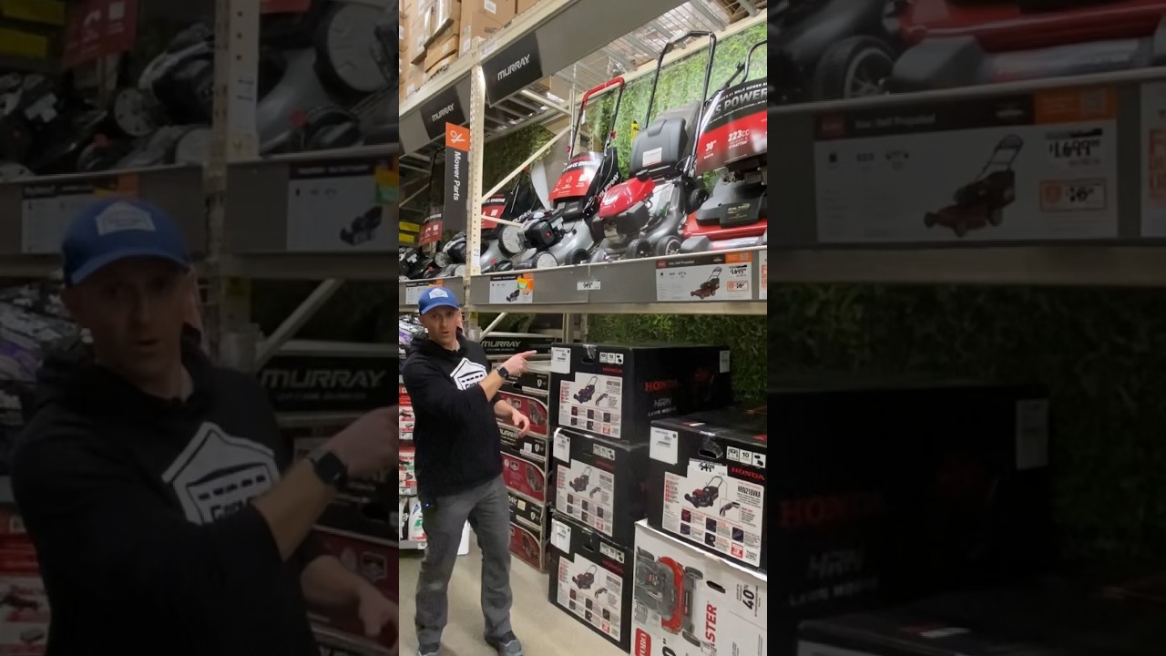 The BEST GAS LAWN MOWER At Home Depot Is&hellip;