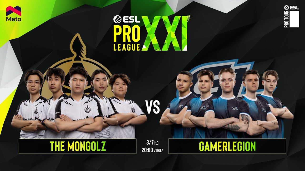 The MongolZ vs GamerLegion - ESL Pro League Season 21 - BO3 - MN cast