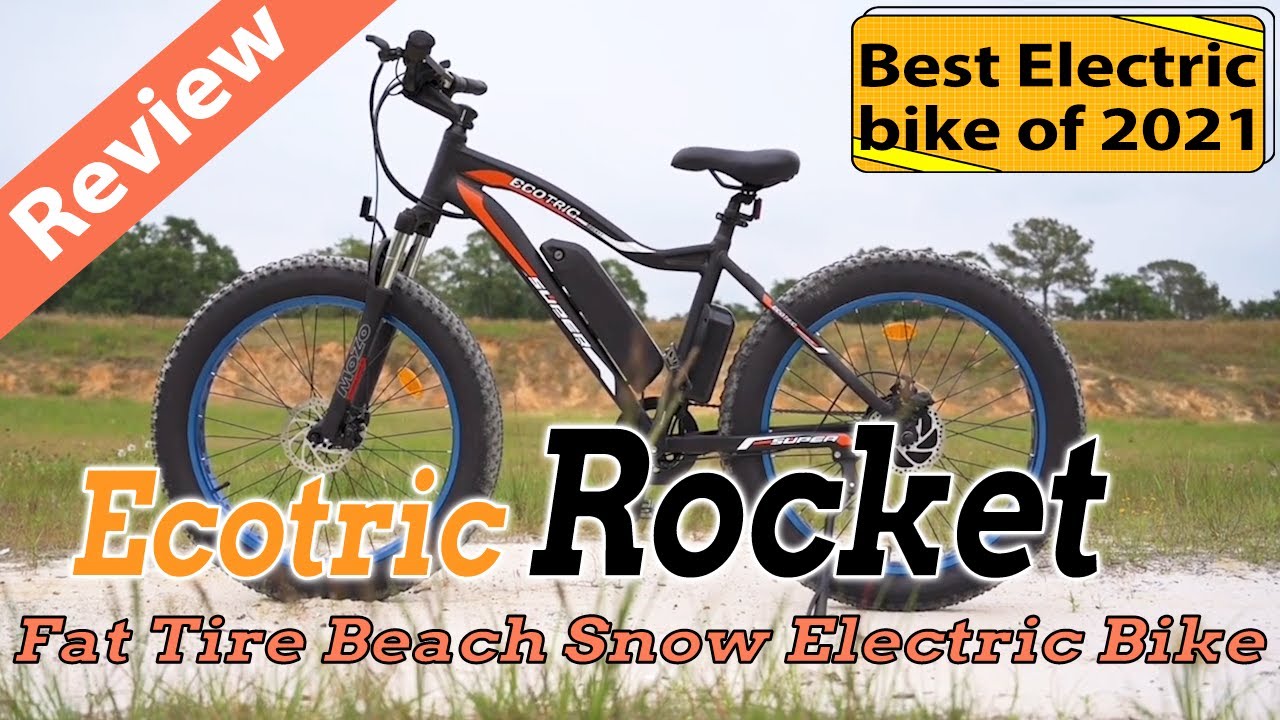 Ecotric Rocket Fat Tire Beach Snow Electric Bike | Best Electric Bike of 2021 | eBike Review