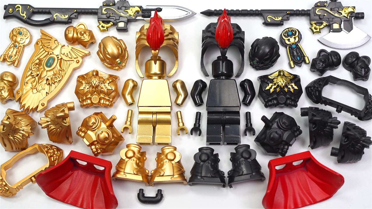 LEGO Warhammer 40k Aquilon Terminator Squad | Adeptus Custodes Shield Unofficial Minifigures TK124