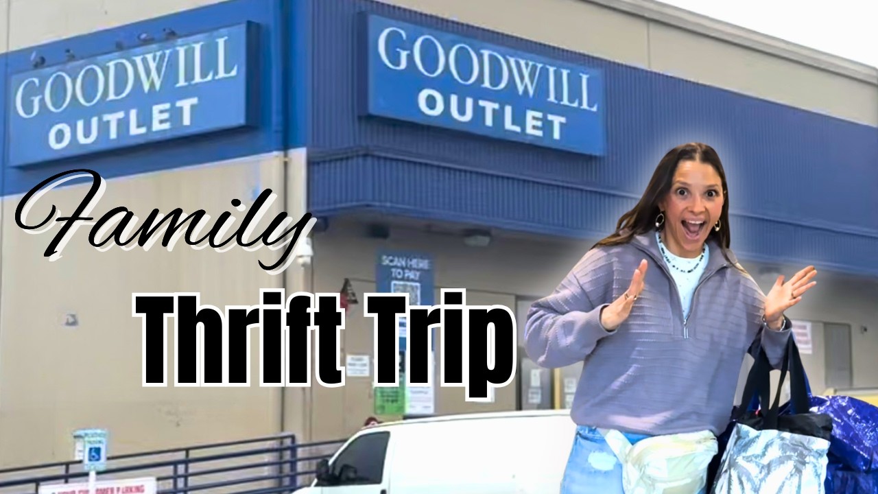 3 Generations at the Goodwill Outlet ⎸ Reselling Shift, Health Update & Thrift Haul for Whatnot