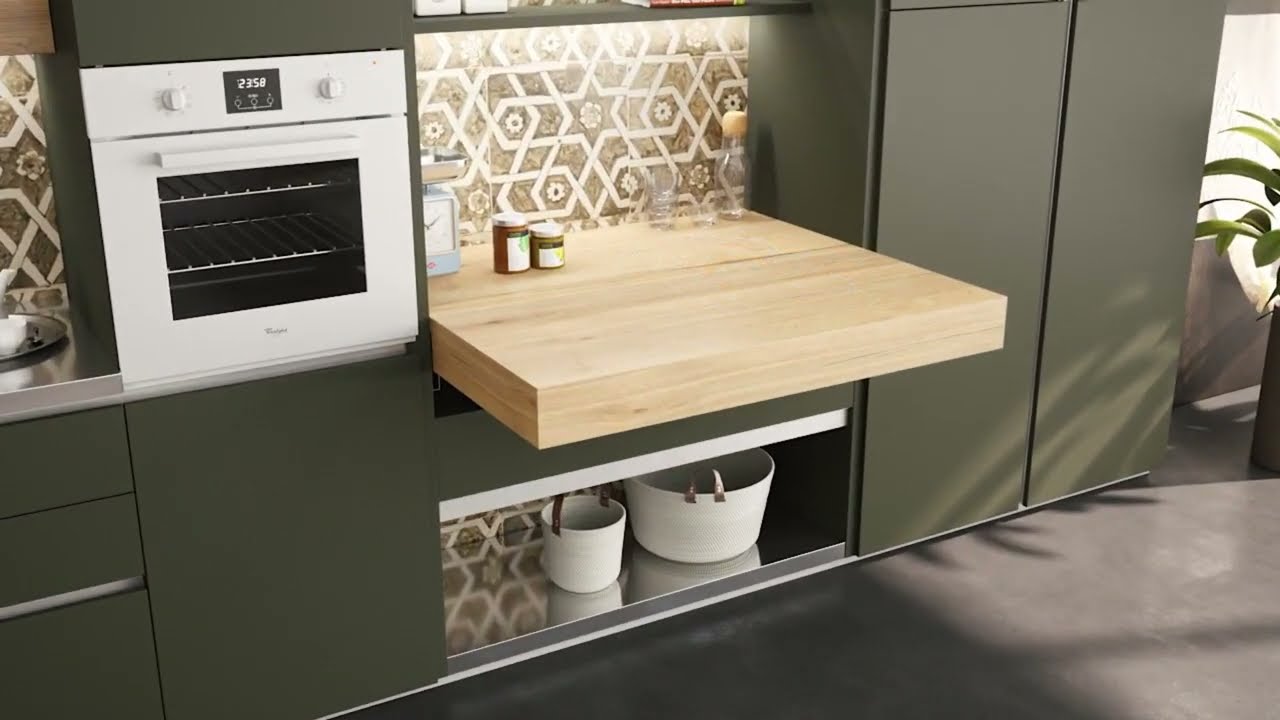 Mesa plegable para mueble de cocina OPLA FOLDING