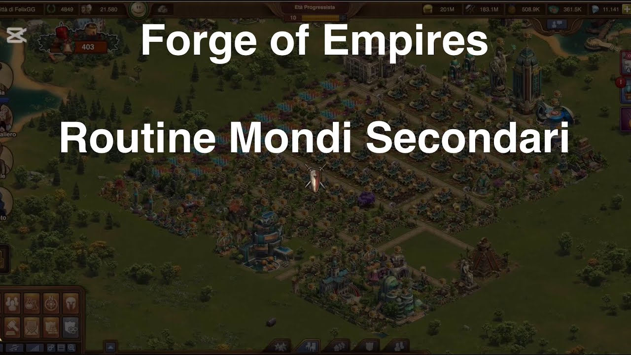 Forge of Empires: Routine Mondi Secondari per 💎 