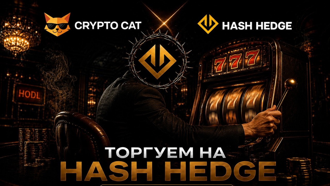 Торгуем на HASH HEDGE в прямом эфире. Криптолудка!