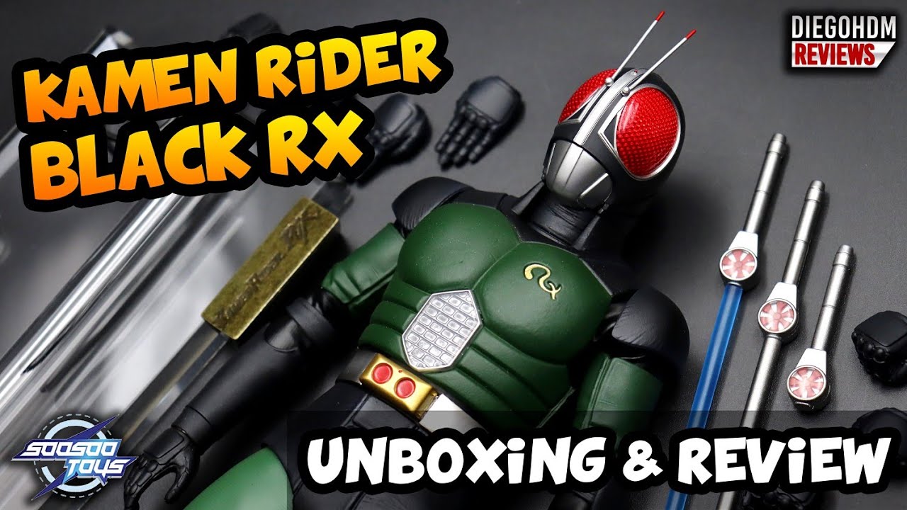 KAMEN RIDER BLACK RX Soosootoys 1/6 Unboxing e Review BR