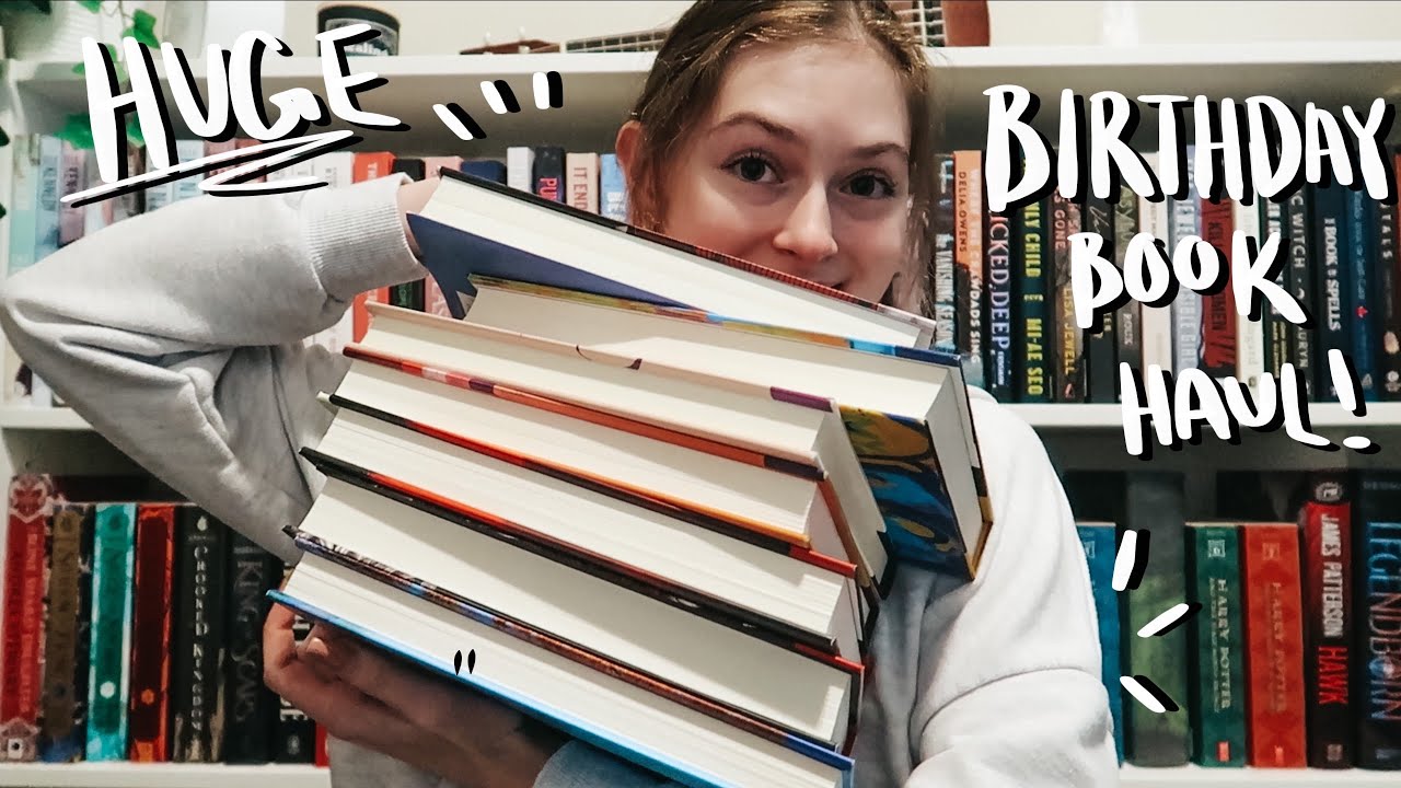 HUGE birthday book haul! (10+ books)