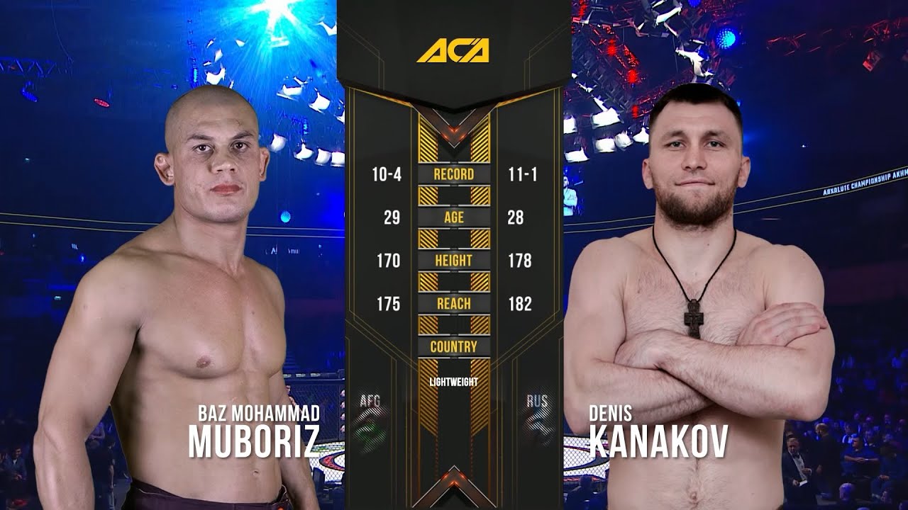 Баз Мохаммад Мубариз vs. Денис Канаков | Baz Mohammad Mubariz vs. Denis Kanakov | ACA 99