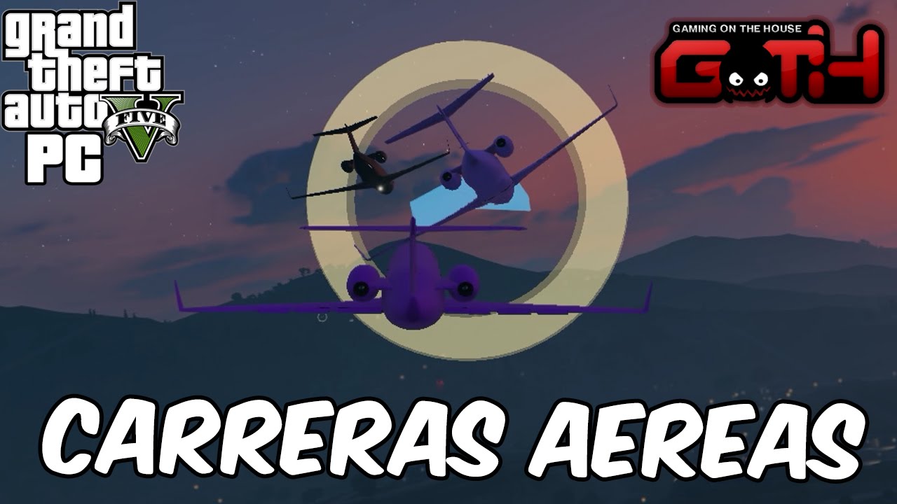 CARRERAS AL VUELO! GTA V en Español - GOTH