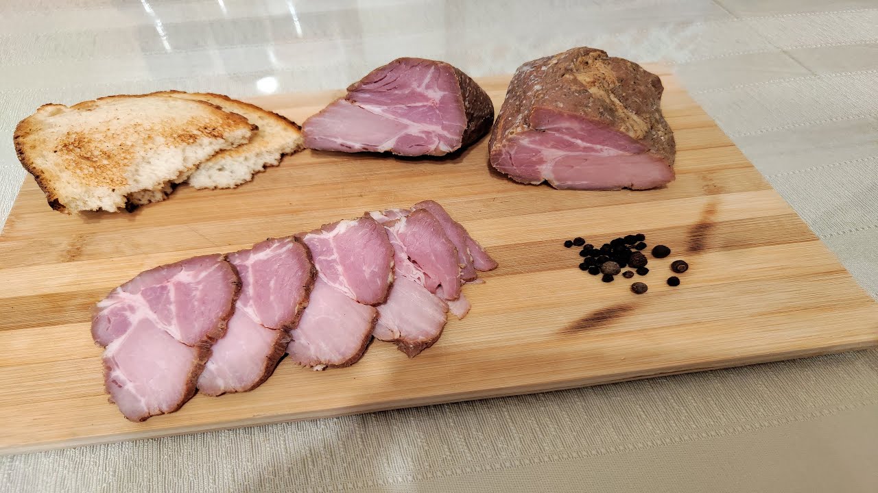 Mezeluri facute in casa (ceafa + muschiulet)