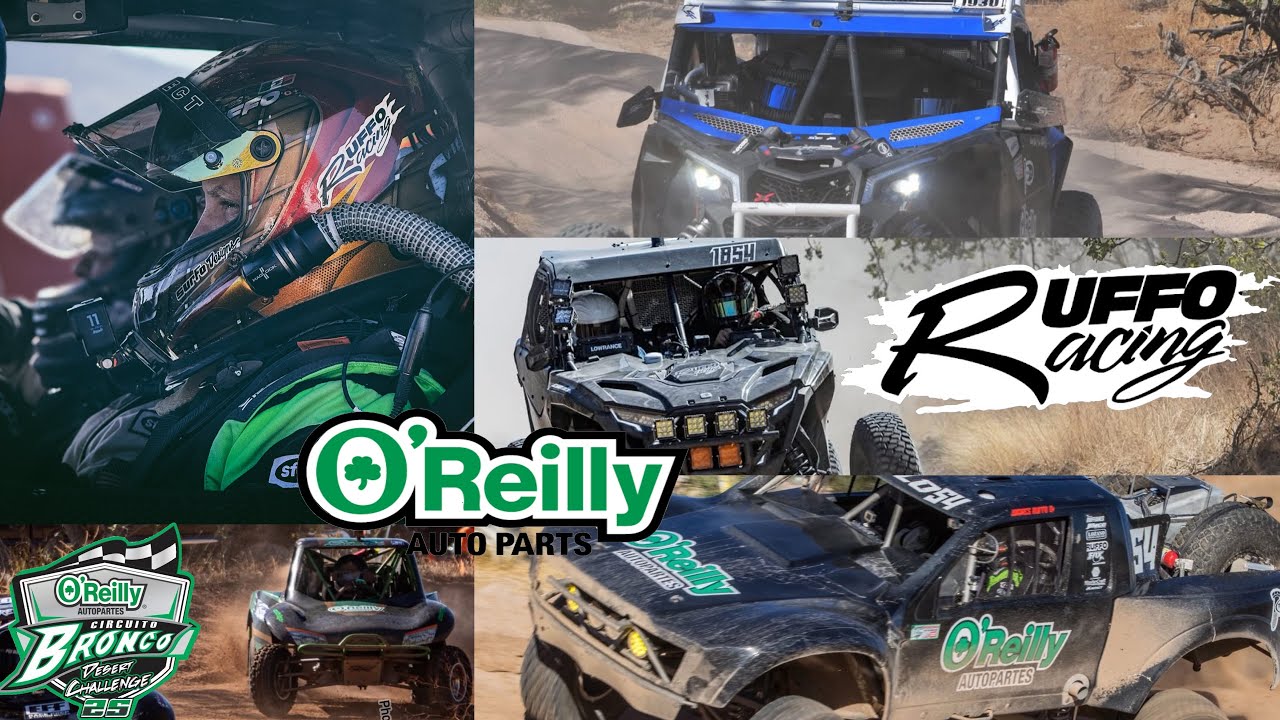 Escudería Ruffo Racing Oreilly Autopartes. Circuito Bronco desert Challenge 2025 final de temporada.