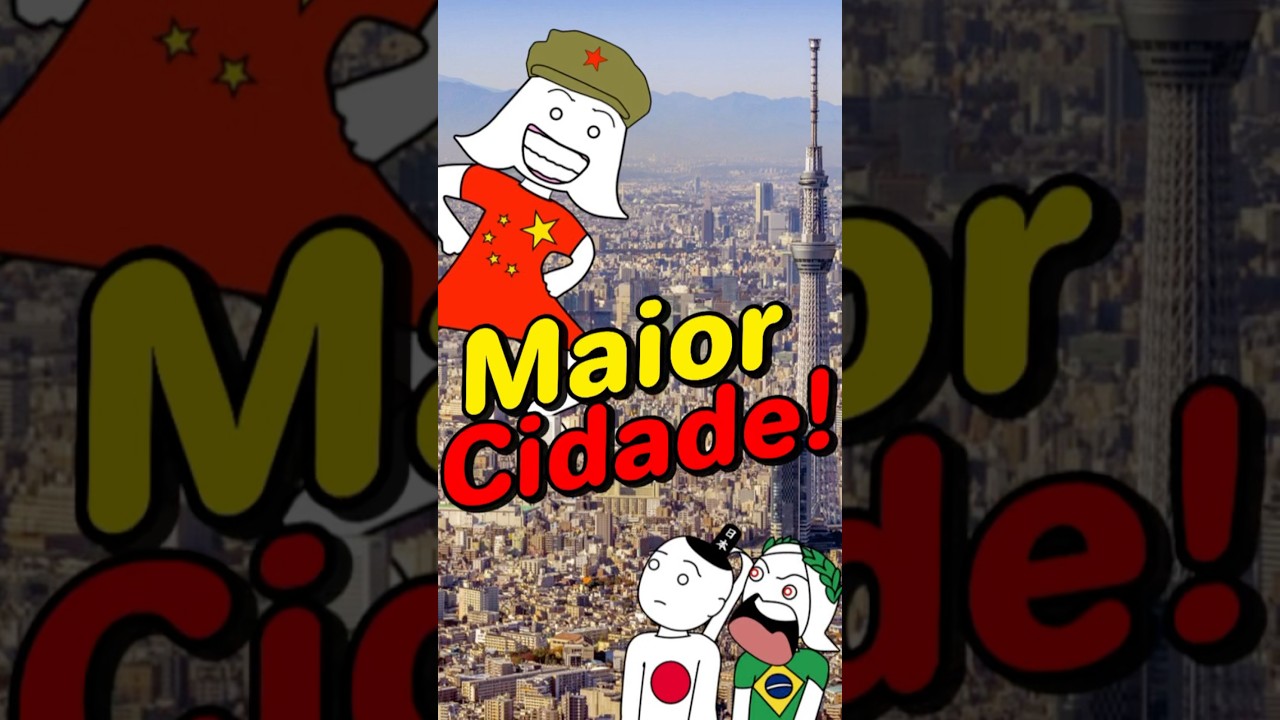 Qual a MAIOR cidade do mundo? #geografia #curiosidades #shorts