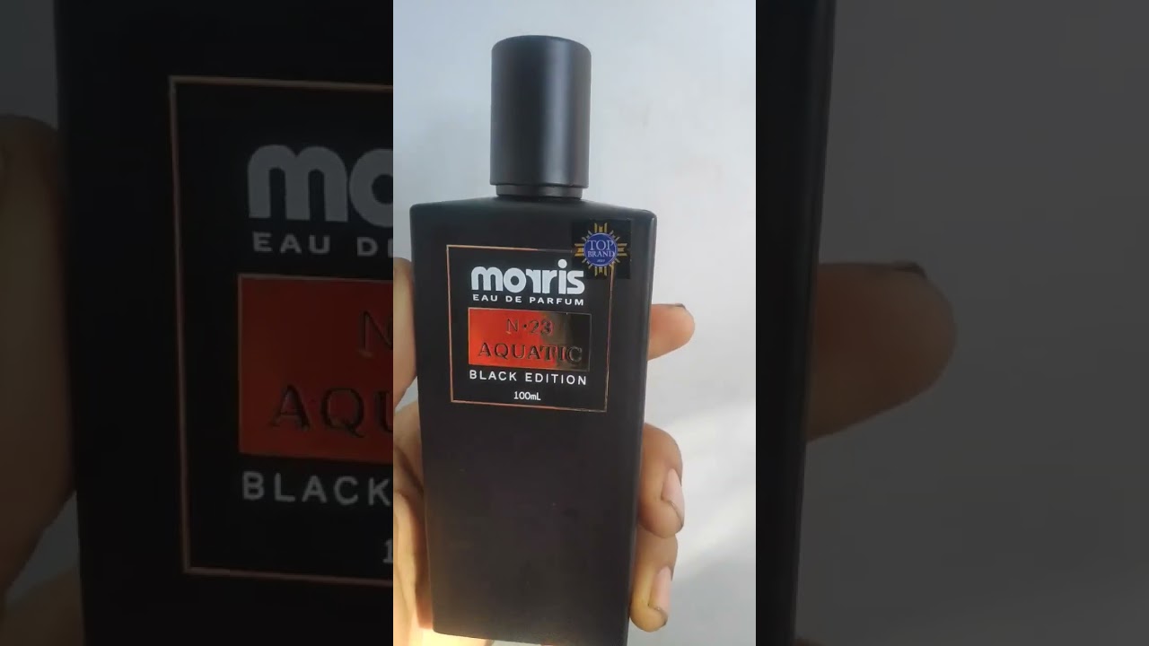 parfum morris edp  aquatic black edition