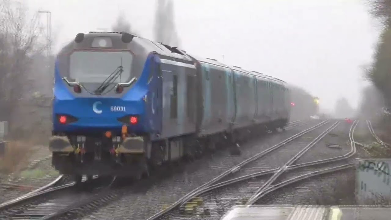 Chiltern Railways MK5 Set and 68031 pass Rowley Regis on 5Q01 Stourbridge-Banbury 10/2/2026
