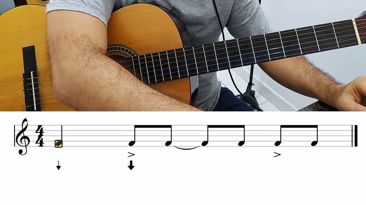 Melhore Suas BATIDAS DE VIOLÃO Através das FIGURAS RÍTMICAS Mesmo que Você Não Saiba Partitura