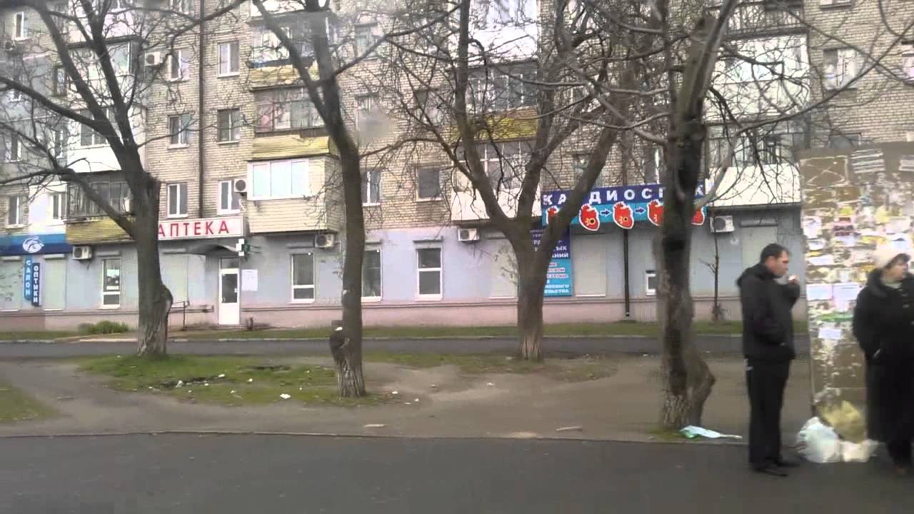 Запорожье, Космос, по 85 маршруту от автовокзала до конечной 14-го.(18.04.2015)