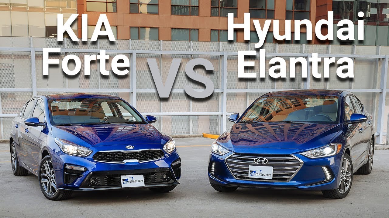 KIA Forte VS Hyundai Elantra - Frente a Frente
