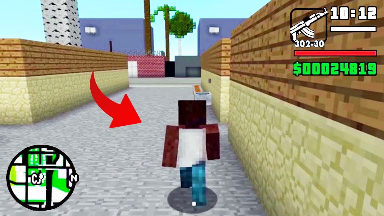 MİNECRAFT'ı GTA: San Andreas'a HARİTASI EKLEDİM