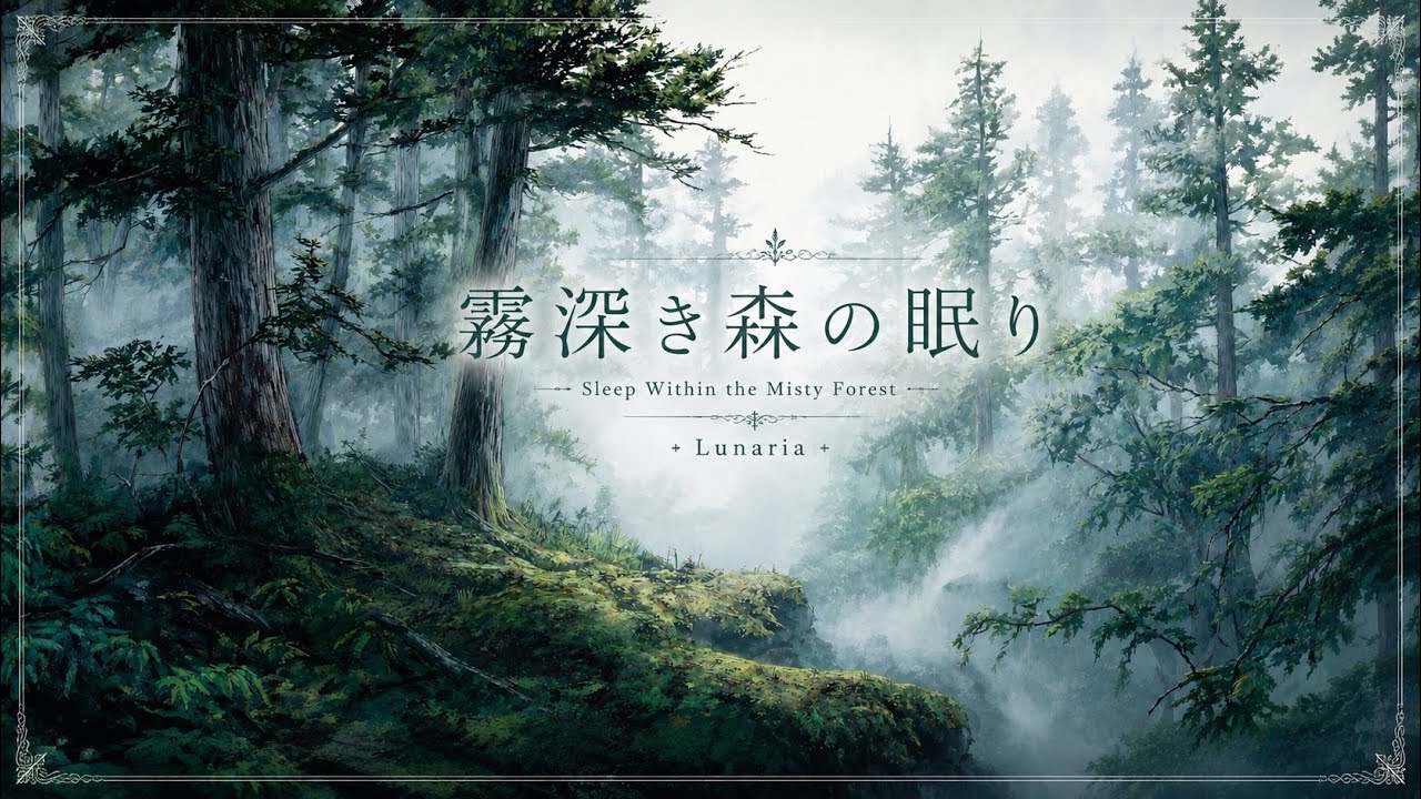 【ピアノBGM】風が眠る森 – The Forest Where Wind Sleeps | Dreamy Piano Relaxation | Dreamy Relaxing Night Music