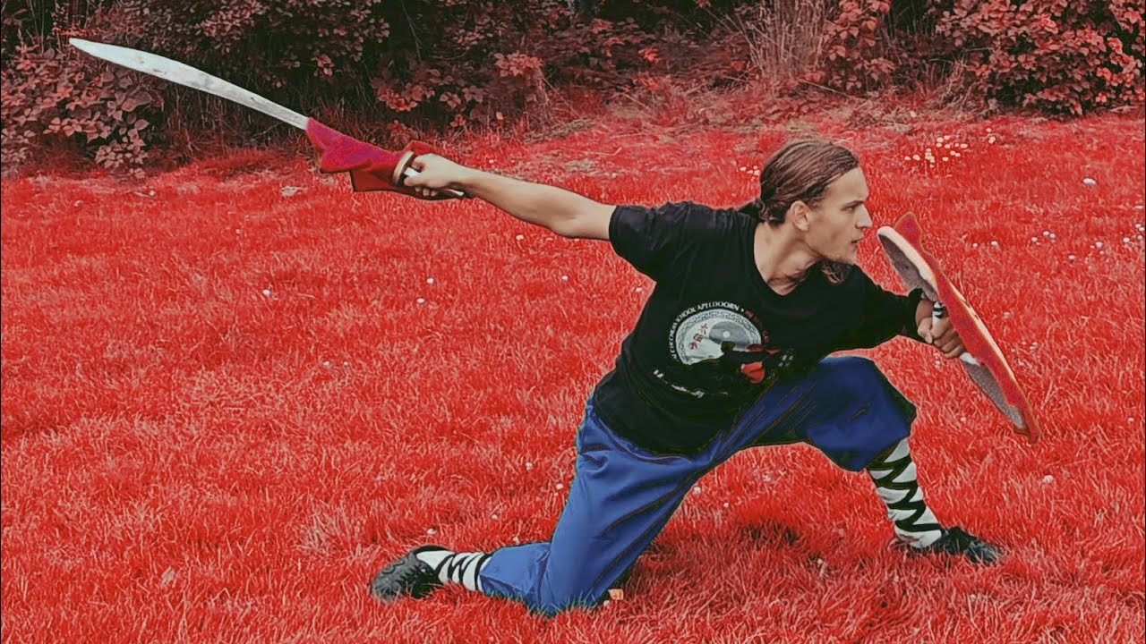 Shaolin Kungfu: Sword & Shield Form | He Yong Gan Martial Arts Dùnpái Dāo 盾牌刀