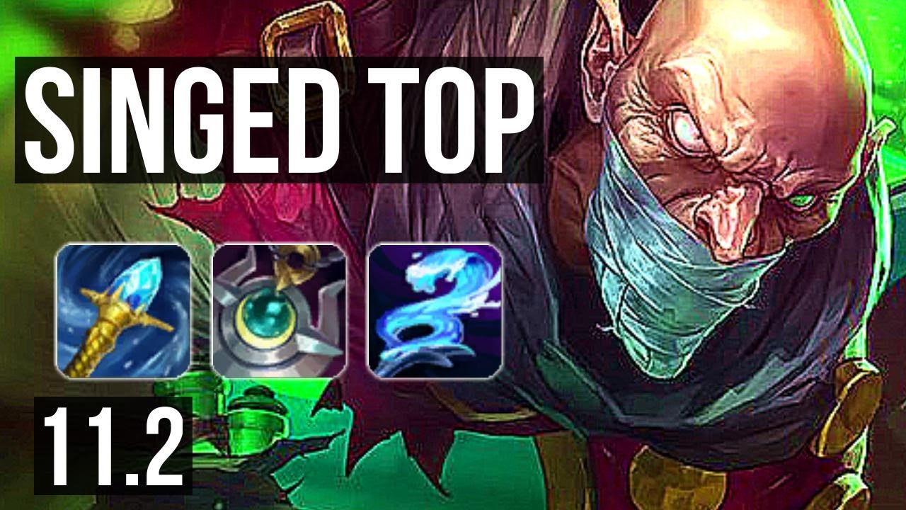 SINGED vs GAREN (TOP) | 1000+ games, 6/2/7 | EUW Diamond | v11.2