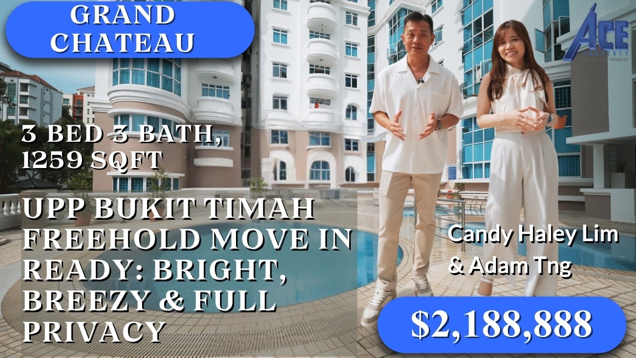 Freehold Move in Ready 3-Bed 3 Bath along Upp Bukit Timah: Bright, Breezy & Full Privacy