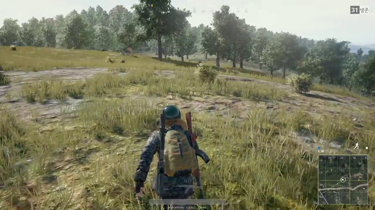 배틀그라운드 (BATTLEGROUNDS) - 무편집 플레이 영상