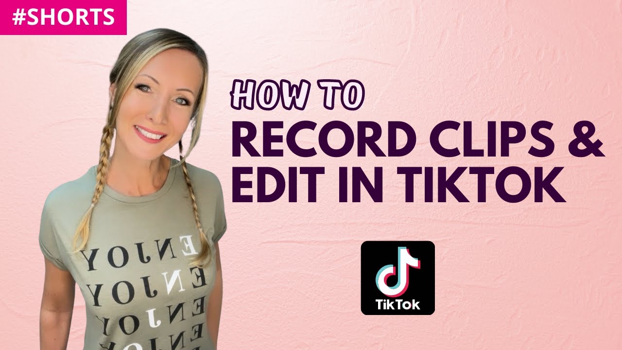 How to Record Multiple Clips and Edit in TikTok #shorts