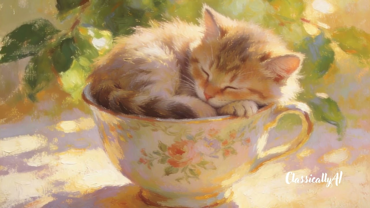 Mon Petit Chat | Glen Gould Inspired Piano —  Calm Piano for Focus & Study | Classically AI