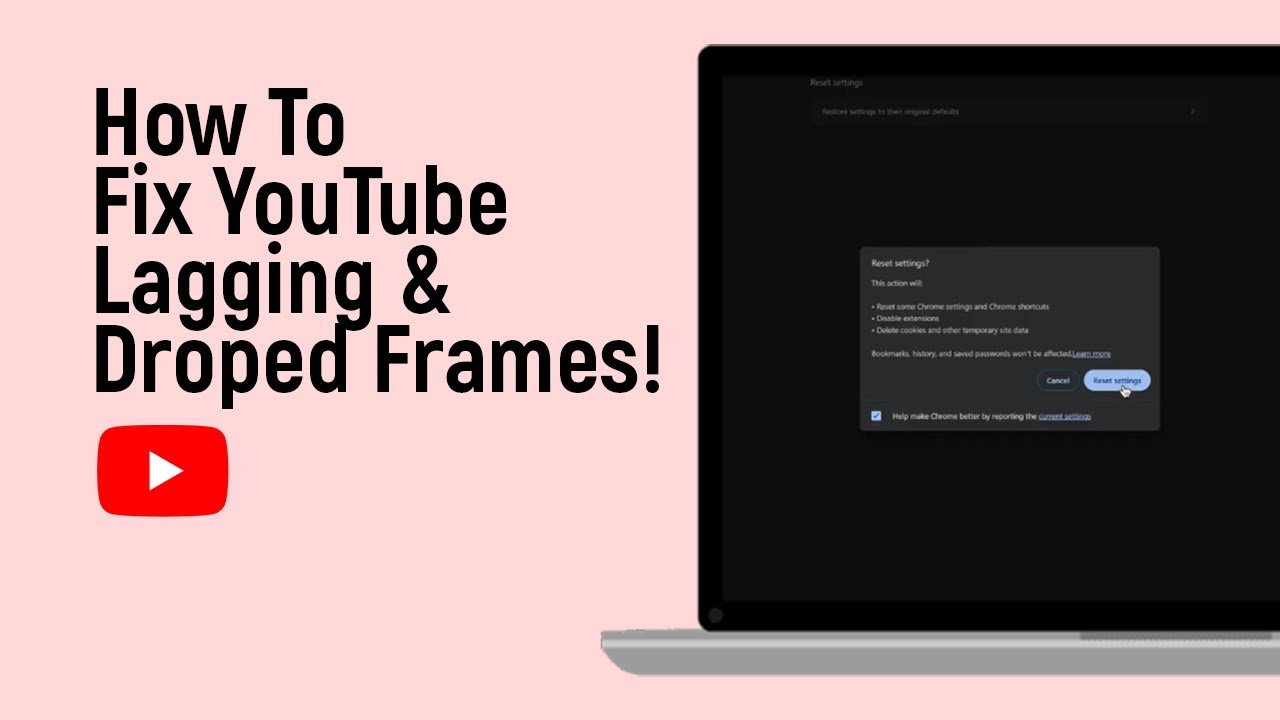 How To Fix YouTube Lagging & Droped Frames On Google Chrome [easy]