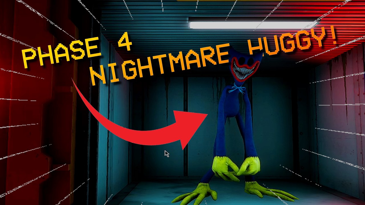 PROJECT PLAYTIME PHASE 4 ADDS NIGHTMARE HUGGY WUGGY...