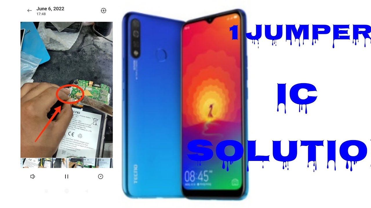 Tecno spark 4 Ringer not working ic solution 1 jumpr