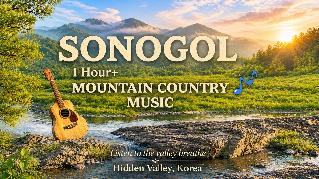 Green Pine Valley 1 Hour Relaxing Country #easylistening #healingmusic #mountainmusic #naturemusic