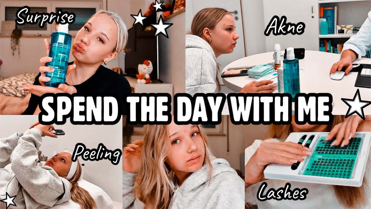 SPEND THE DAY WITH ME 💕 HAUTARZT Termin mit ÜBERRASCHUNG 📅 AKNE UPDATE | HEY ISI 