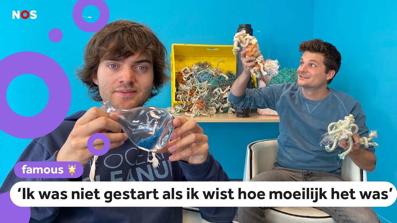 Boyan Slat over de uitvinding waarmee hij plastic uit zee vist