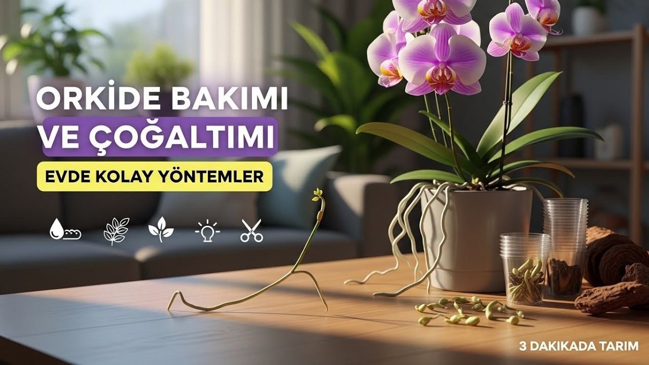 Orkide Bakımı ve Çoğaltımı | Evde Kolay Yöntemler