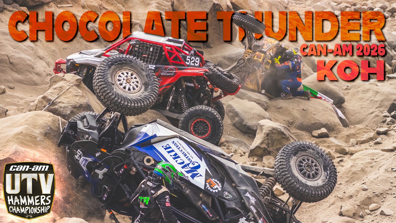 King of the Hammers 2026! Can-Am UTV Chocolate Thunder