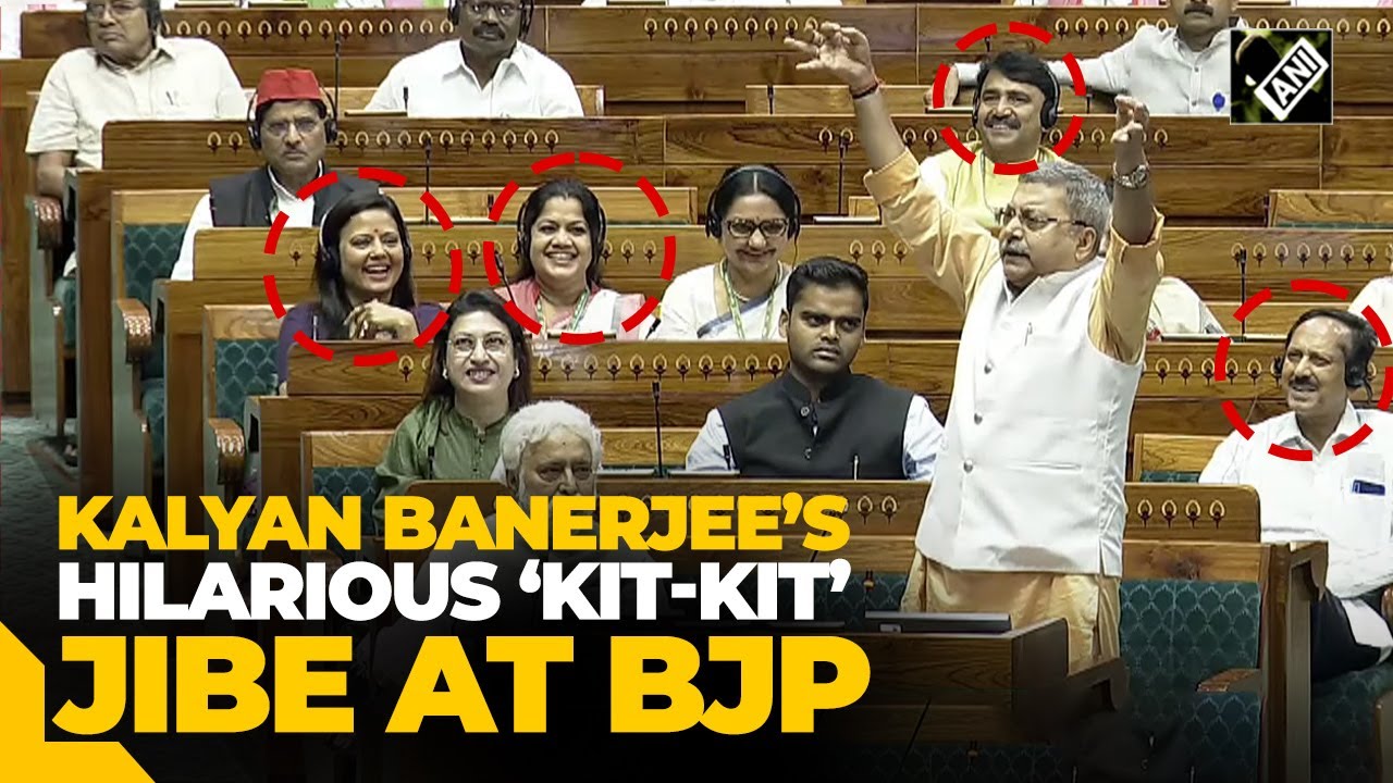 TMC’s Kalyan Banerjee’s hilarious ‘Kit-Kit’ jibe at BJP makes Lok Sabha MPs burst into laughter