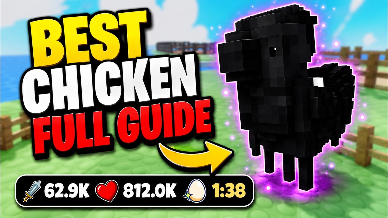 Как получить лучшего цыпленка в игре Grow a Chicken Fighter! (Полное руководство) Roblox