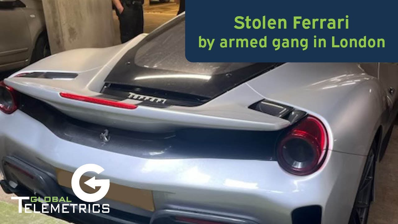 Ferrari stolen by armed gang in London, recovered by Global Telemetrics