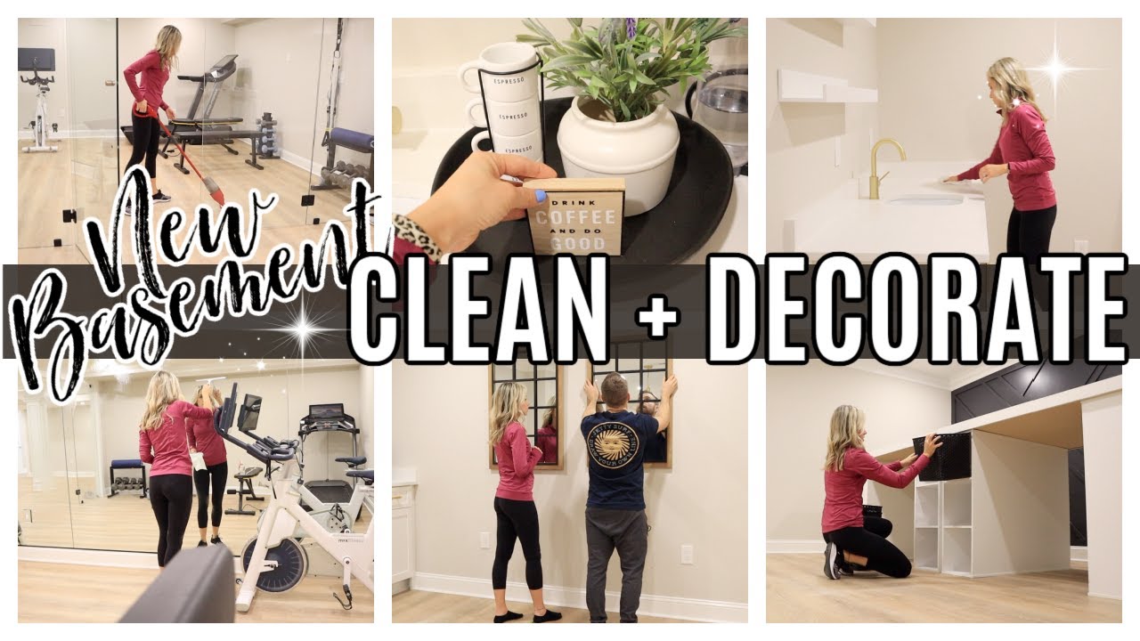 *NEW* BASEMENT RENOVATION CLEAN AND DECORATE CLEANING MOTIVATION 2022 // TIFFANI BEASTON HOMEMAKING