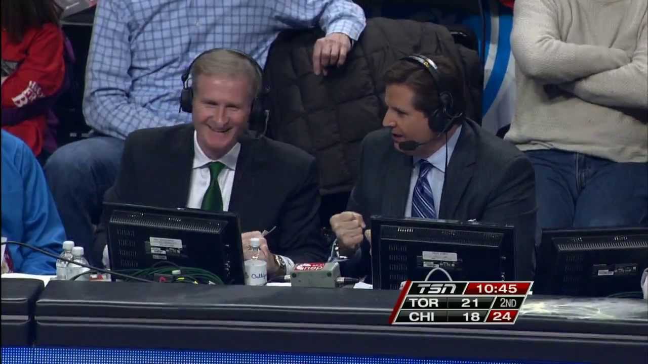 Toronto Raptors Broadcaster Jack Armstrong Makes Two Saves!