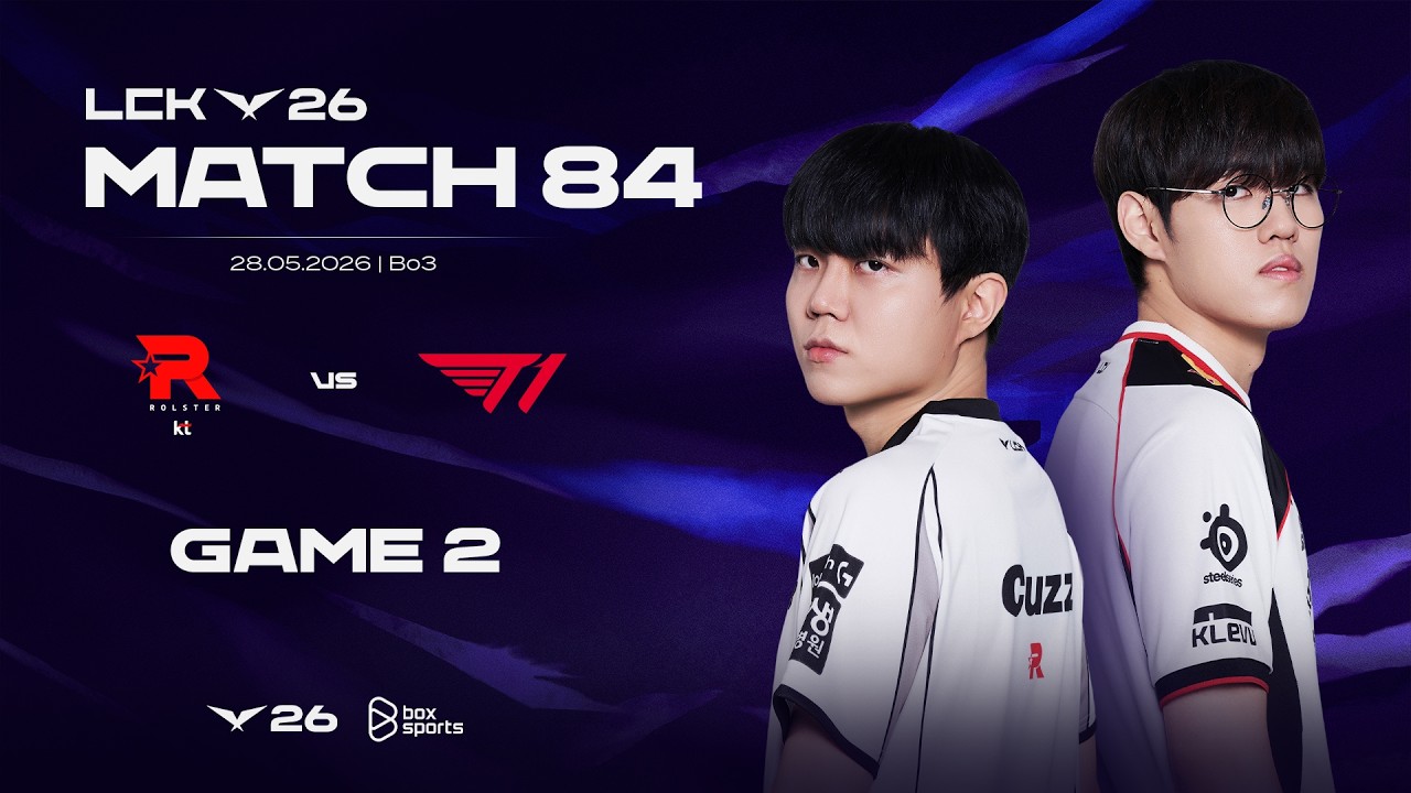 KT vs T1 - Game 2 | Match 84 | 2026 LCK