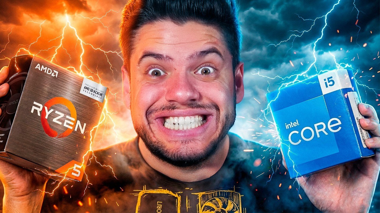i5 14600K HUMILHA o RYZEN 5 5500X3D?