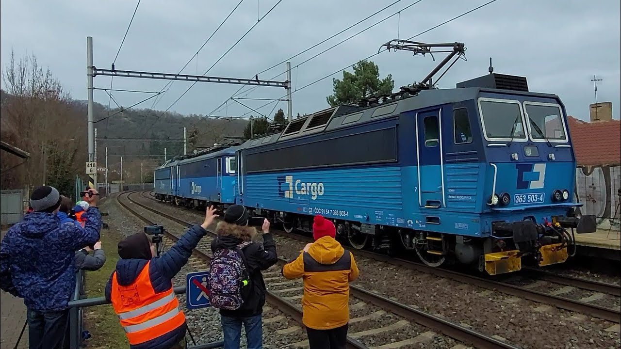 Vlaky Praha - Sedlec, šotosraz a příjezd krále pozdravů, 11.2.2023 / railspotting